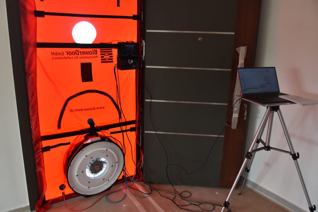 Equipment Blower Door Test